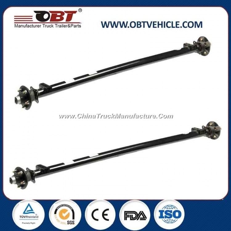 Obt High Quality Small Stub Axles for Trailer with Mechanical Disc Brake