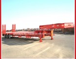 40 60 70 Tons Tri Axle Goose-Neck Flatbed Lowbed Low Bed Semi Trailer