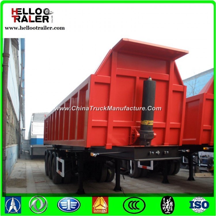 Semi Dump Trailers Mechanical Suspension for Goods Transporting