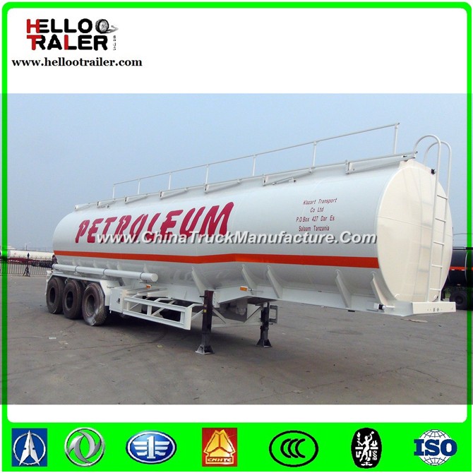 42cbm Fuel Tanker Trailer with Common Mechanical / Air Suspension