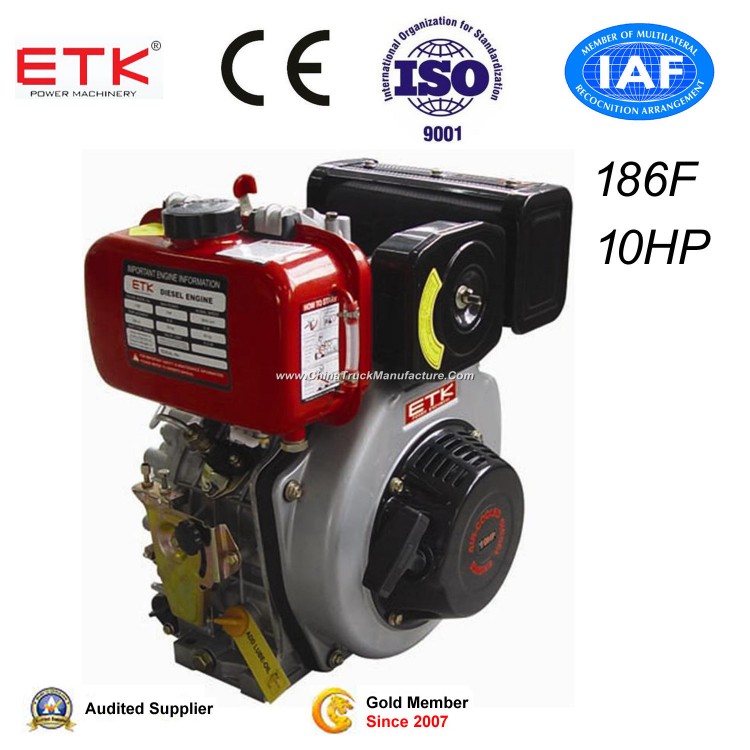 10HP Air Cooled Diesel Engine with Marine Pulley