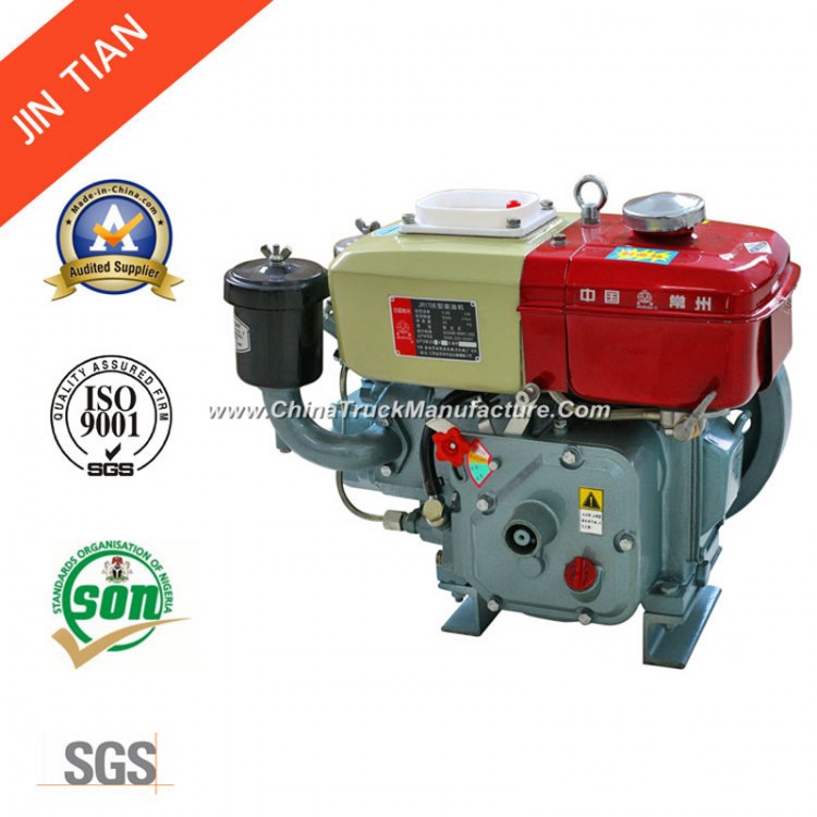 4-Stroke Small Single Cylinder Water Cooled Diesel Engine with Easy Operation (JR170B)