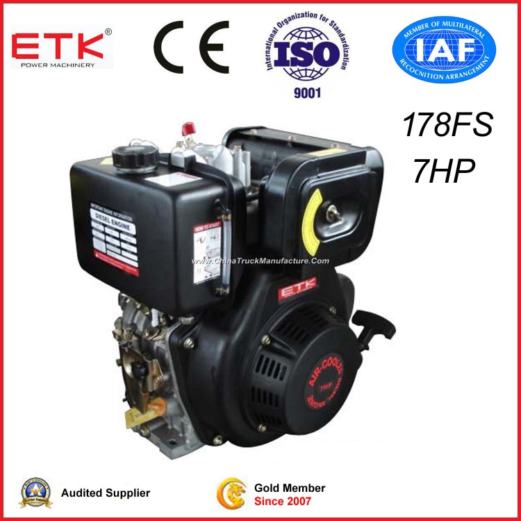 7HP Diesel Engine with Stable Electrical Start (ETK178FS)
