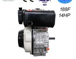 14HP Manual Start Direct Injection Diesel Engine