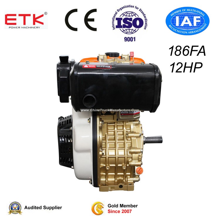 Vertical/ Direct Injection /Air Cooled Diesel Engine (ETK186FA E)