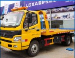 Foton Road Recovery Vehicle 5tons Flatbed Tow Truck for Sale