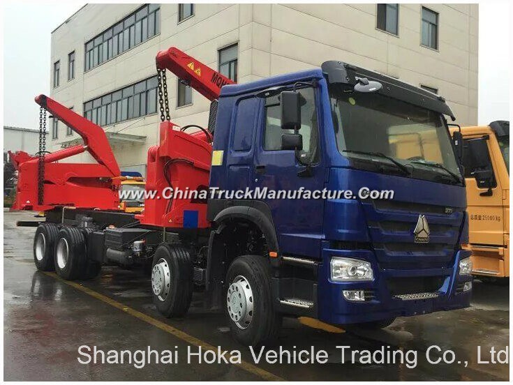 Sinotruk HOWO Road Recovery Vehicle Wrecker Side Loader Truck