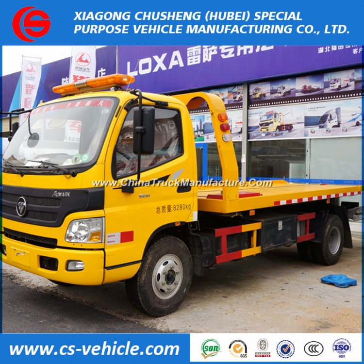 Foton Small 3tons 4t Flatbed Towing Truck for Sale