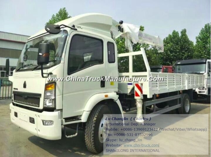 Sinotruk HOWO 5 Ton HOWO Truck Mounted Crane