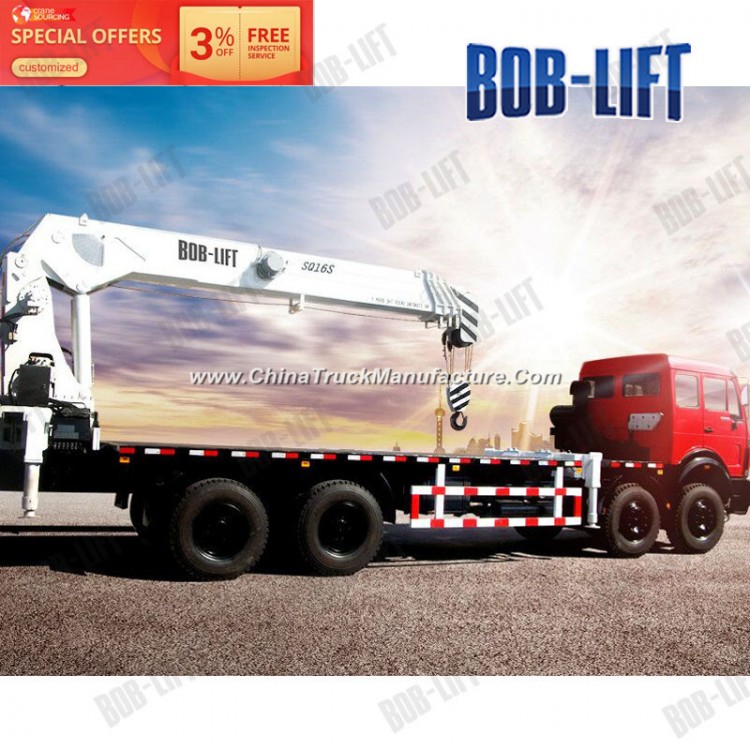 Hydraulic Truck Mounted Lorry Crane for Sale