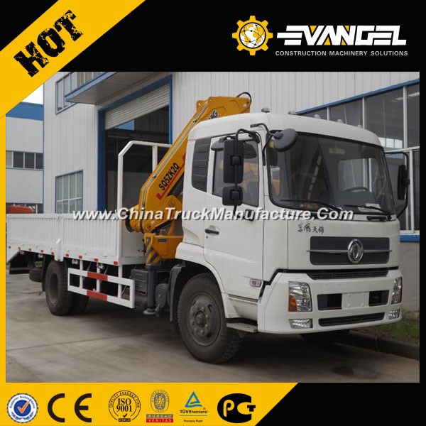 10 Ton Truck Mounted Crane Isuzu Dongfeng with Remote Control Crane