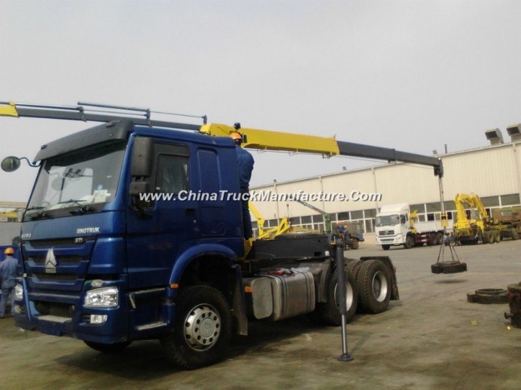 HOWO Truck Chassis 12ton Truck Mounted Crane