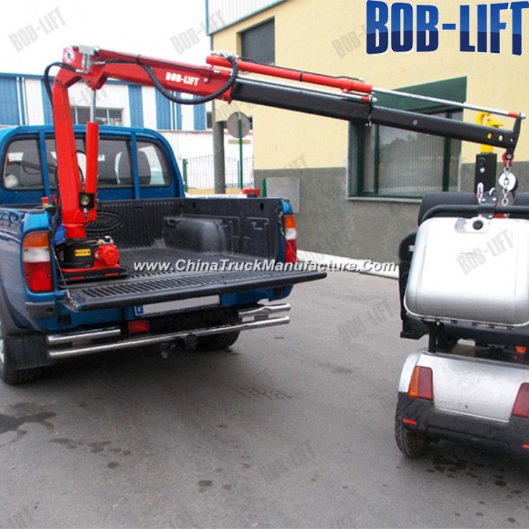 Small Hydraulic Electric Pickup Truck Crane for Sale