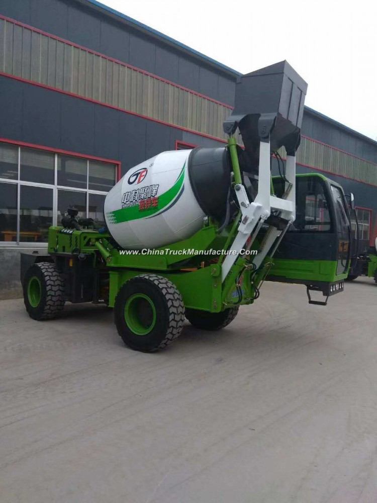 2.6 Cube Meter Capacity Automatic Concrete Mixer Truck for Building Industry