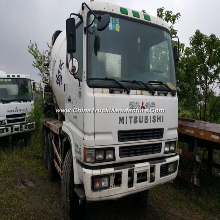Japanese Mitsubishi Concrete Mixer Truck for Sale 25 Ton 300-400HP Used Mixer Truck