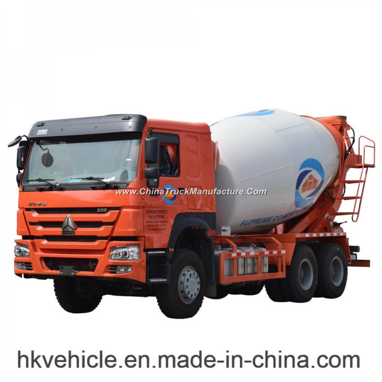 Sinotruk HOWO 6X4 12 Cubic Meters Euro3 Concrete Mixer Truck
