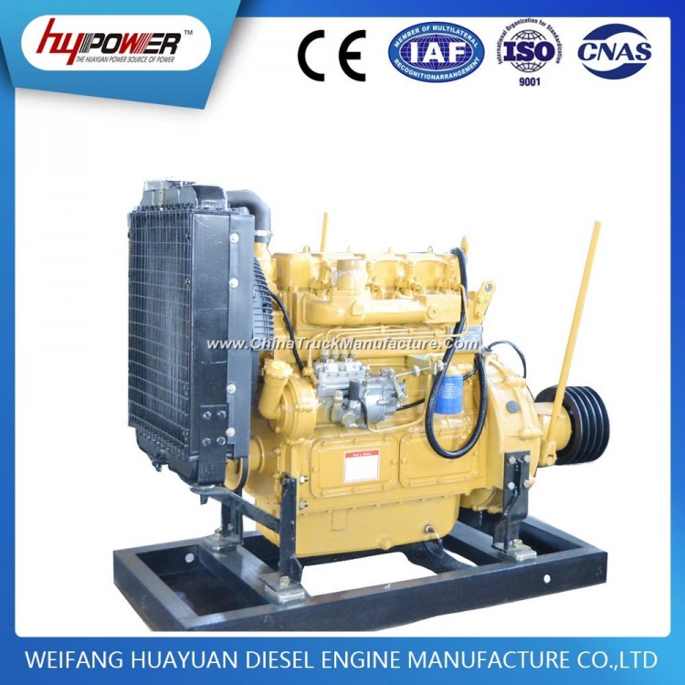 Weifang K4100G 40kw Motor Engine with Clutch