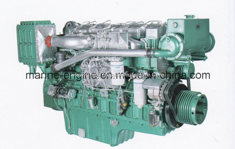 605HP Chinese Yuchai Diesel Marine Inboard Engine for Boat Ship