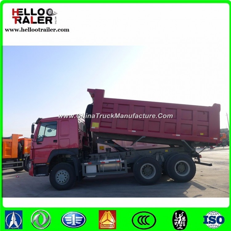 Right Hand Driving Black Color Diesel 371HP Tipper Dump Truck