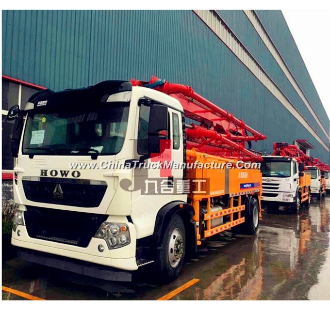 New High Quality 25m-48m Boom Concrete Pump Truck with Ce&ISO9001