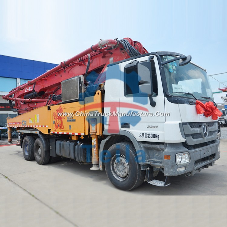 2014 Putzmeister Brand 49m Used Truck Mounted Concrete Pump