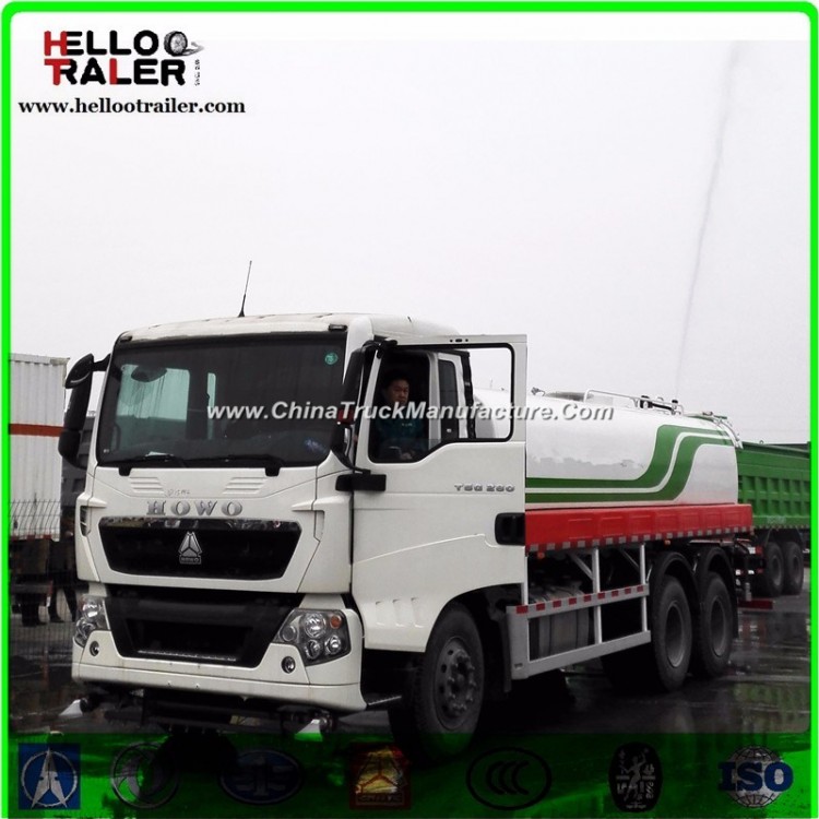 HOWO 336HP Stainless Steel Water Tank Truck