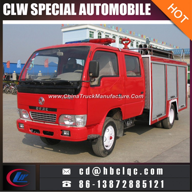 Factory Sales Price Myanmar 3t Water Fire Truck Powder Fire Truck