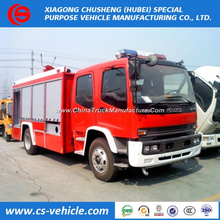 Cheap Price Isuzu 3200litre Water/Foam Fire Engine for Myanmar