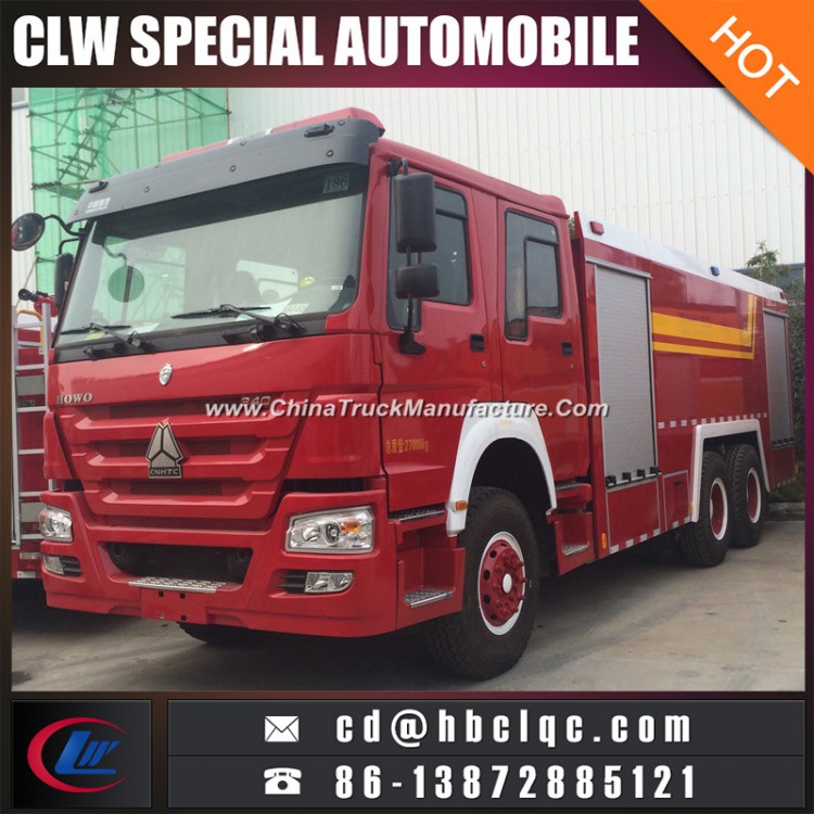 Hot Sales HOWO 6X4 12t 16t Waer Foam Fire Fighting Vehicle Fire Engine