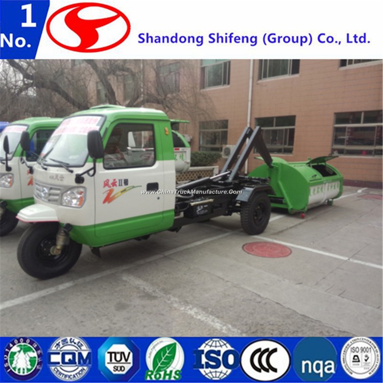 High Quality 3 Wheel Garbage Truck for Sale