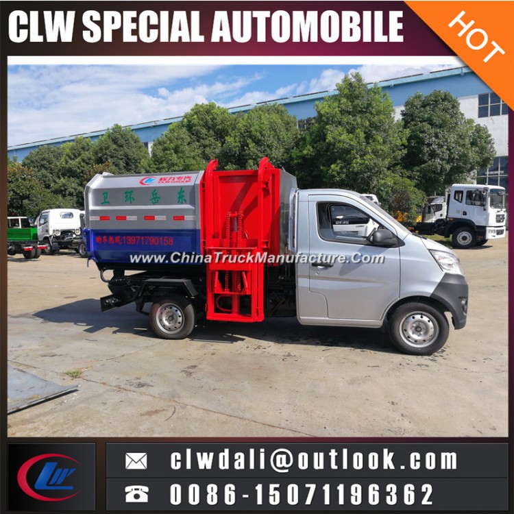 5L Side Loading Type Garbage Truck with Foton Chassis