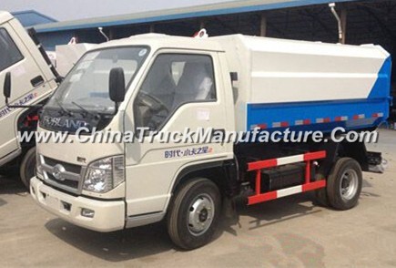 China Small Forland 3cbm Garbage Trash Collector Truck
