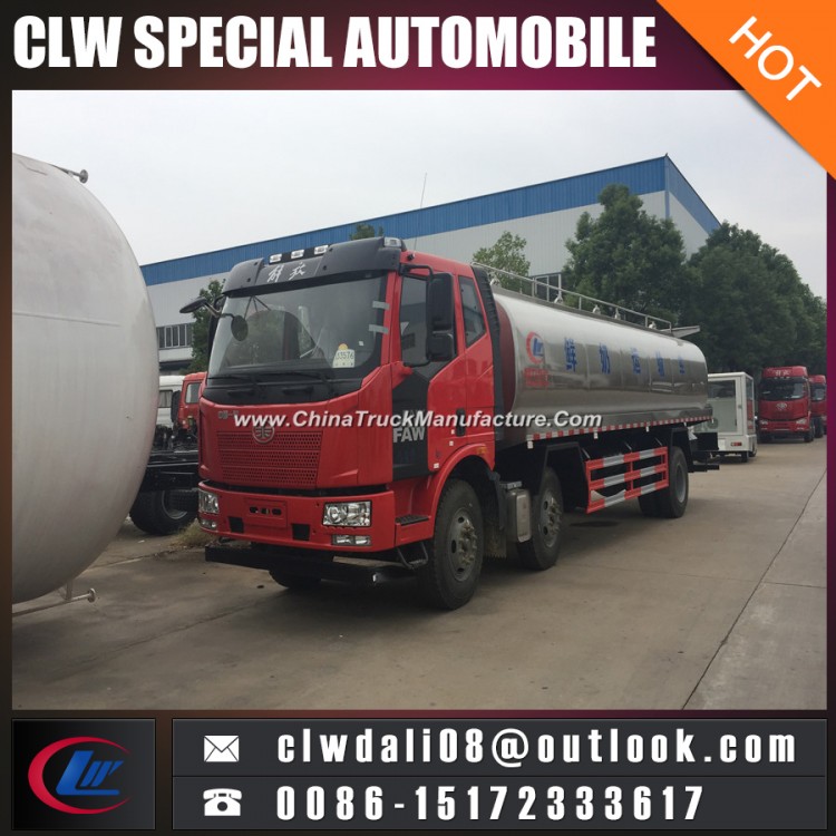 6*2 Fresh Milk Truck with 100mm Insulation Material, 16cbm Milk Tanker Truck with High Quality