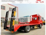 Factory Direct Sale 11 Tons Harvester Transport Low Bed Truck