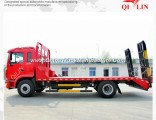 8 Tons Flat Plate Container Truck for Excavator Loading 