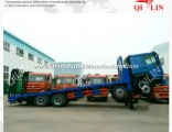 LHD 256HP Low Flatbed Tractor Truck with 10 Tires