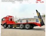 30 Ton 8X4 Used Low Loader Container Flatbed Truck