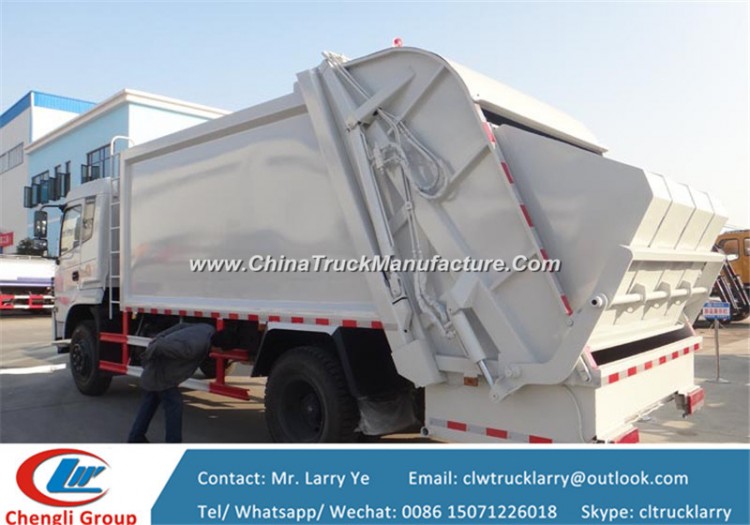 Dongfeng 10 Cubic Garbage Compactor Truck for Sale