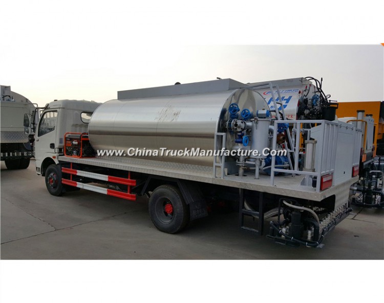 Dongfeng 5000liter Asphalt Bitumen Sprayer Truck Bitumen Sprayer Engine
