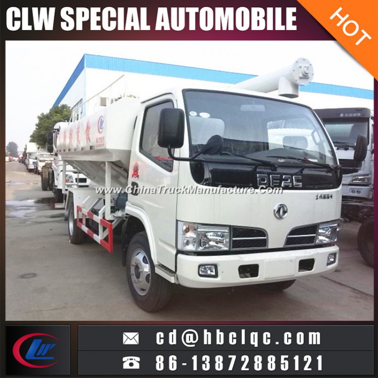 Dongfeng 5ton Poultry Feed Bulk Transportation Truck Fodder Delivery Truck