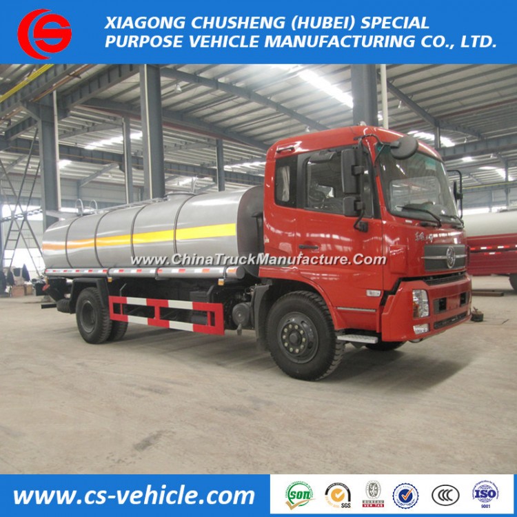 China Brand 4X2 Small Engine Oil Tanker 10000 Liters Capacity Fuel Tank Price