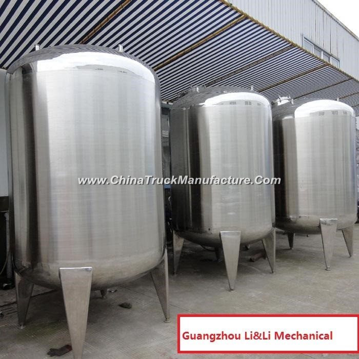 Sanitary Stainless Large Outdoor Storage Tank