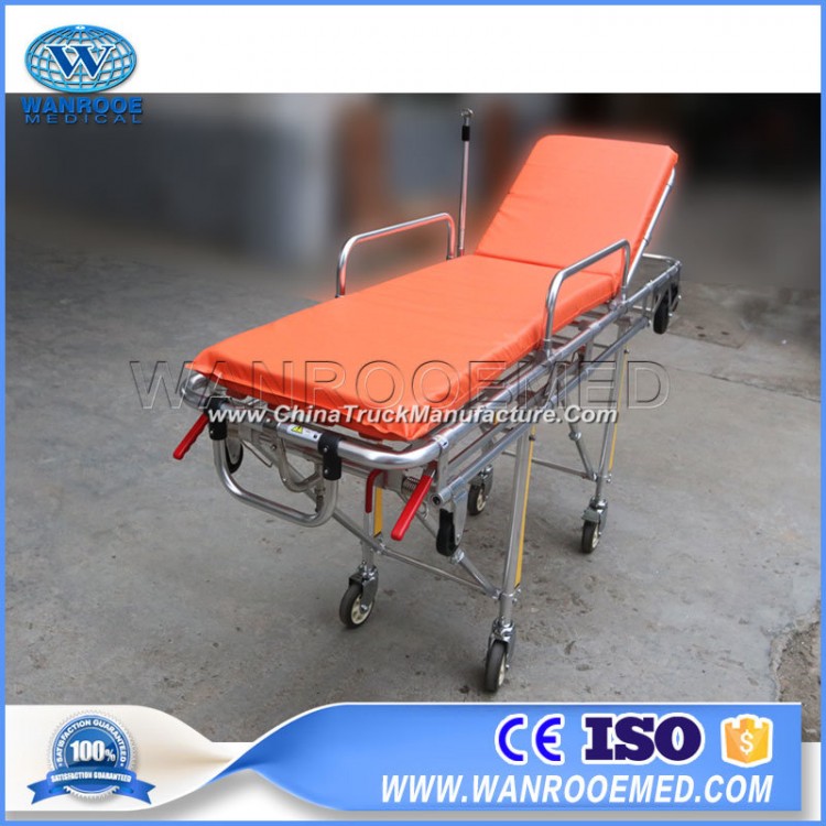 Ea-3c High Quality Medical Used Foldable Emergency Ambulance Stretcher