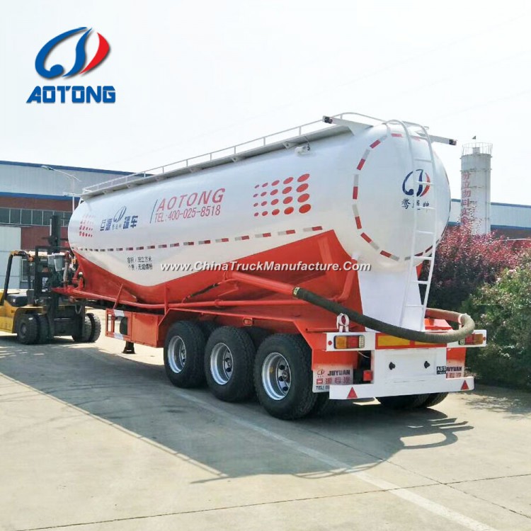 China Juyuan 40 Cbm Bulk Cement Tanker Semi Tailer Cement Truck Trailer, (volume optional) Truck Tra