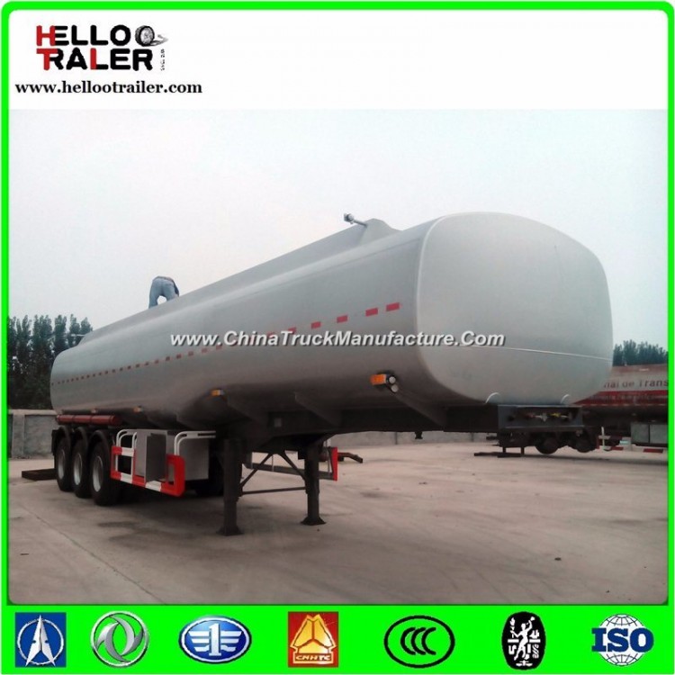 Tri Axle 45000 Liters Petrol Oil Diesel Semi Trailer with Free Spare Parts Fuel Tank