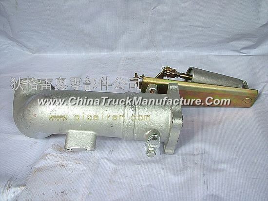 Dongfeng original factory, Dongfeng dragon, turbocharger outlet connection pipe with exhaust brake v