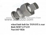 10.9 wheel hub bolt for truck TOYOTA rear