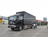 HOWO T5g 4X2 Van Cargo Truck for Sale