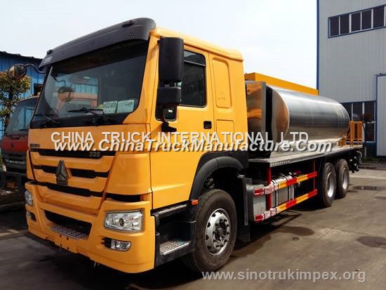 Sinotruk HOWO 12m3 6m Sprinkling Width Bitumen Emulsion Spraying Truck