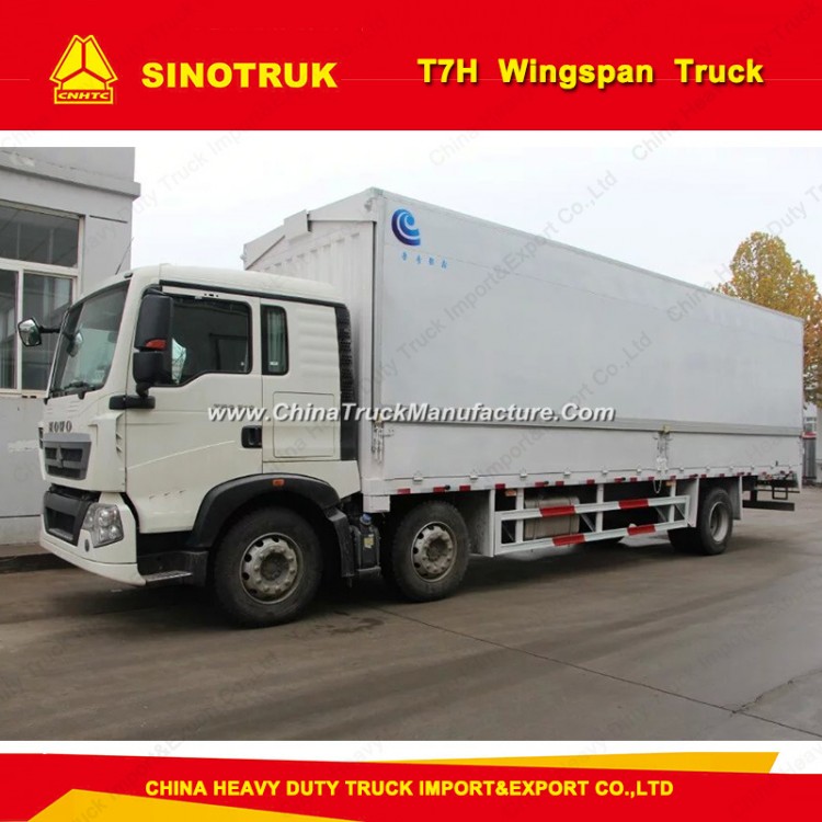 Sinotruk HOWO T7h 6X4 Wing Van Truck